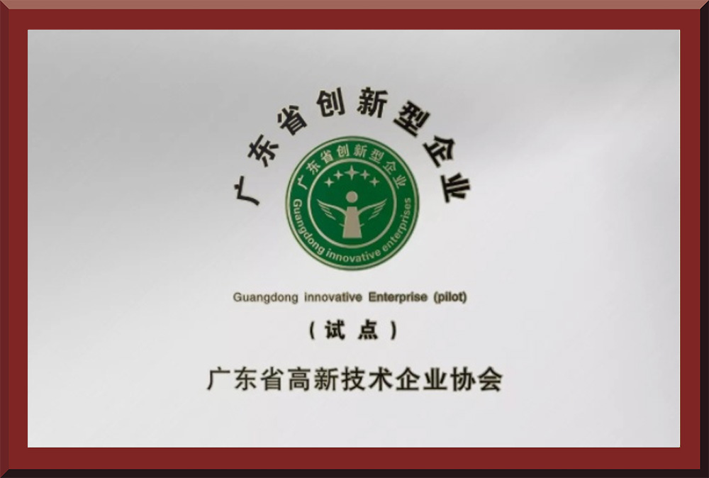 06、廣東省創新型試點企業證書